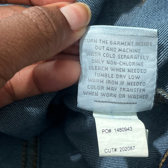 Torrid Women’s Plus Size 2 Dark Blue Long Sleeve Denim Jean Jacket - Picture 4 of 7